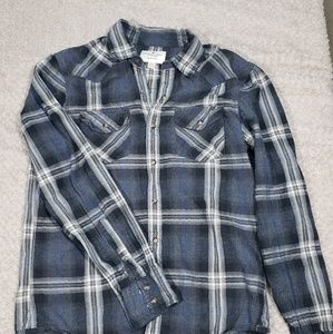 American Eagle Flannel Button down medium